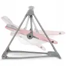 Huśtawka Lionelo Otto różowa z automatycznym bujaniem i zabawkami