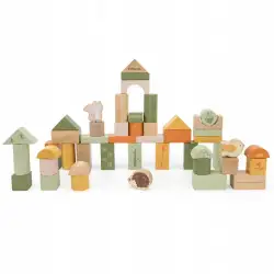 Viga klocki drewniane 50el. 44230