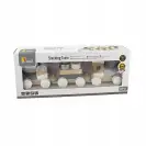 Viga kolejka szaro biała z klockami 51611