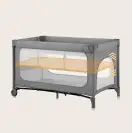 Lionelo Łóżeczko turystyczne dziecięce MATERAC PREMIUM torba grey ston