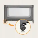 Lionelo Łóżeczko turystyczne dziecięce MATERAC PREMIUM torba grey ston