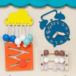 Babymix tablica domek niebieski