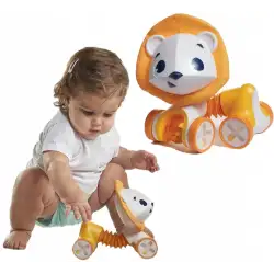 Zabawka do raczkowania Tiny Love Lew Leonardo pomarańczowy