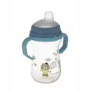 CANPOL BABIES Kubek z silikonowym ustnikiem FirstCup 250ml niebieski 56/613_blu