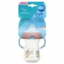 CANPOL BABIES Kubek z silikonowym ustnikiem FirstCup 250ml niebieski 56/613_blu