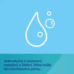 CANPOL BABIES Kubek z silikonowym ustnikiem FirstCup 250ml niebieski 56/613_blu