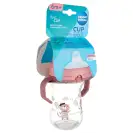 CANPOL BABIES Kubek z silikonowym ustnikiem FirstCup 250ml różowy 56/613_pin