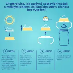 CANPOL BABIES Kubek z silikonowym ustnikiem FirstCup 250ml różowy 56/613_pin