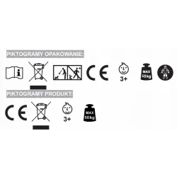Kidwell Hulajnoga trójkołowa balansowa koła LED Vento Magic Kidwell Hulajnoga trójkołowa balansowa koła LED Vento Magic