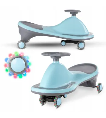 Jeździk grawitacyjny KIDWELL ROLLO kółka świecące LED do 100kg Blue