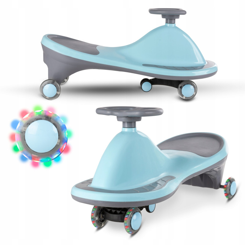 Jeździk grawitacyjny KIDWELL ROLLO kółka świecące LED do 100kg Blue