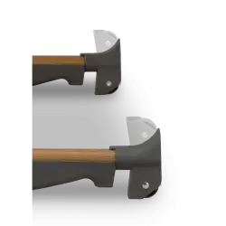 Lionelo łóżeczko dostawne Leonie beige sand - koła z blokadą