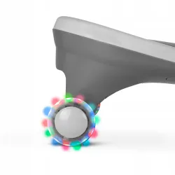Jeździk grawitacyjny KIDWELL ROLLO kółka świecące LED do 100kg Grey