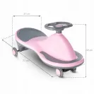 Jeździk grawitacyjny KIDWELL ROLLO kółka świecące LED do 100kg Pink