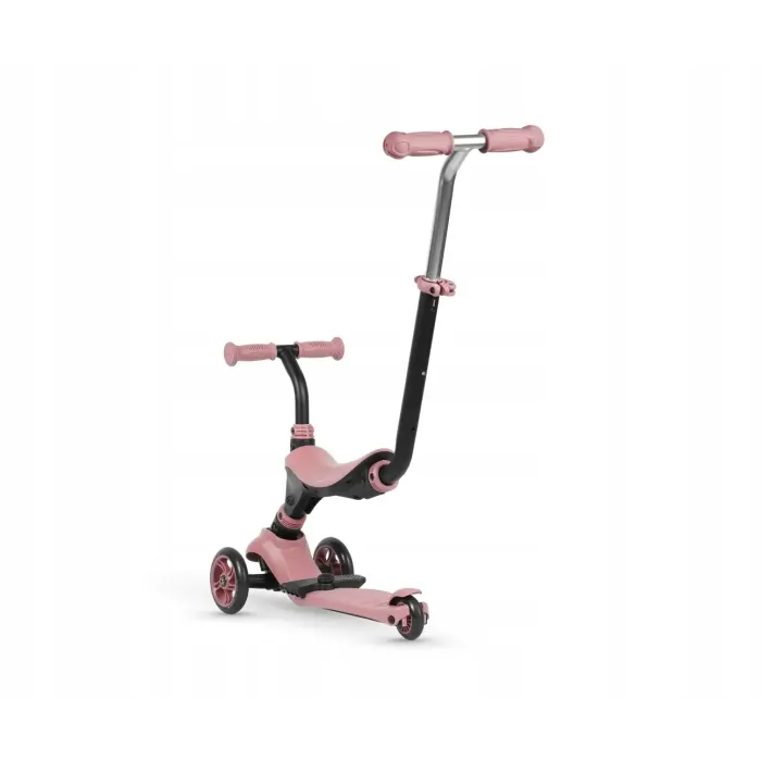 Qplay SEMA 3w1 Pink jako wygodny jeździk dla dziewczynki od 12 m-ca