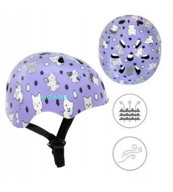 KASK Kidwell ORIX PLUS na  rower hulajnoga rolki deskorolka Kitty S