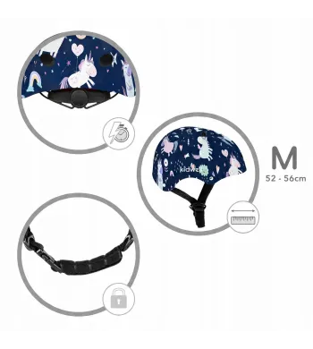 KASK Kidwell ORIX PLUS na  rower hulajnoga rolki deskorolka Unicorn M