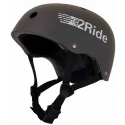 Kask rowerowy dla dzieci na hulajnogę deskorolkę Regulowany Ochronny S LED