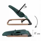 Leżaczek bujaczek dla niemowląt Kidwell  zabawki Laro Green Wooden