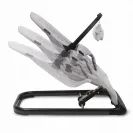 Leżaczek bujaczek dla niemowląt Kidwell  zabawki Laro Grey Black