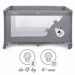 Łóżeczko turystyczne kojec składane+ torba+ materacyk Kidwell Blissy Grey Łóżeczko turystyczne kojec składane+ torba+ materacyk Kidwell Blissy Grey
