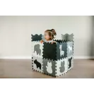 Kidwell MATA EDUKACYJNA puzzle PIANKOWE XXL Zoo