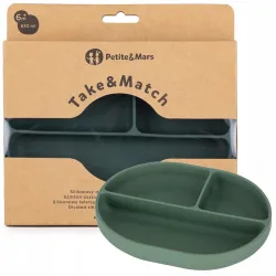 petite talerz dzielony Ochre