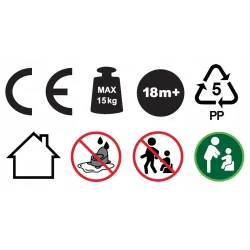 Nocnik dla dzieci z wyjmowaną wkładką Kidwell NILO Blue