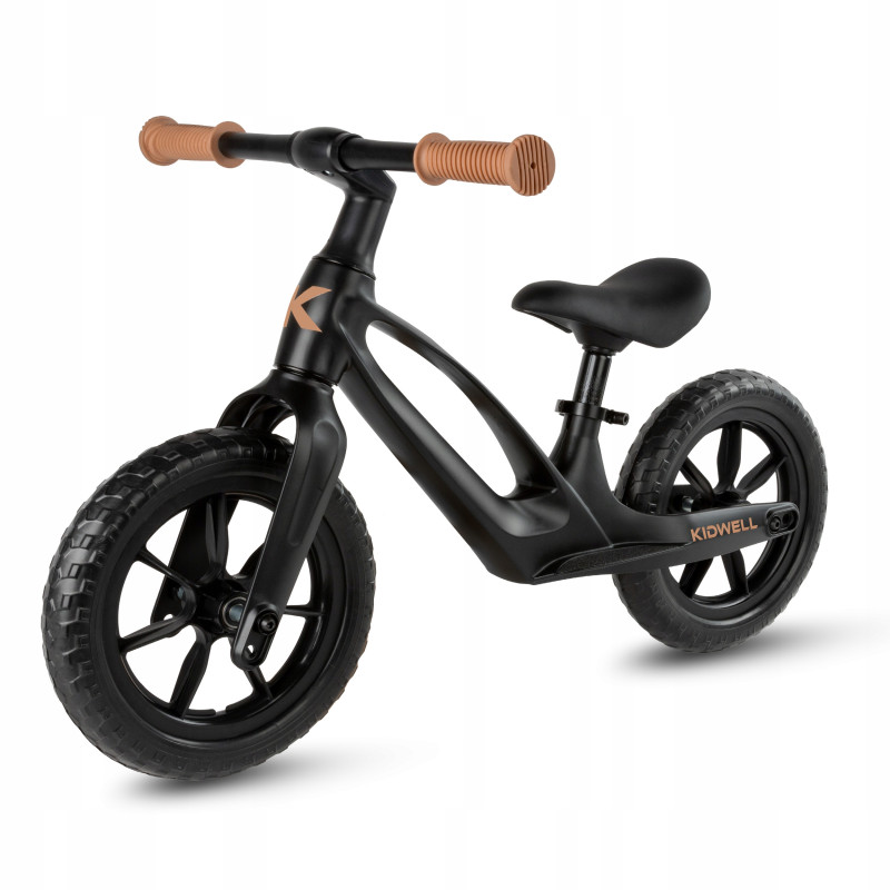 Kidwell lekki Rowerek biegowy VITO rama magnezowa dla dzieci 2+ BLACK