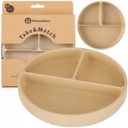 petite talerz dzielony Sand