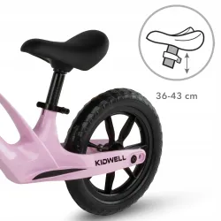 Kidwell lekki Rowerek biegowy VITO rama magnezowa dla dzieci 2+ Pink Kidwell lekki Rowerek biegowy VITO rama magnezowa dla dzieci 2+ Pink