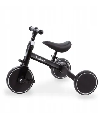 ROWEREK PICO BIEGOWY KIDWELL 3W1 TRÓJKOŁOWY KOŁA 8" NA PEDAŁY total Black