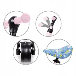 ROWEREK PICO BIEGOWY KIDWELL 3W1 TRÓJKOŁOWY KOŁA 8" NA PEDAŁY Spring Flower