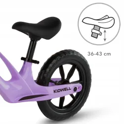 Kidwell lekki Rowerek biegowy VITO rama magnezowa dla dzieci 2+ Violet Kidwell lekki Rowerek biegowy VITO rama magnezowa dla dzieci 2+ Violet
