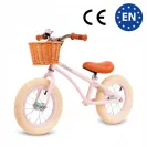 ROWEREK BIEGOWY KIDWELL CLASSY KOŁA POMPOWANE 12" Z KOSZYKIEM  LEKKI Pink