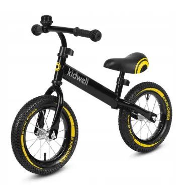 Kidwell Rowerek biegowy Cruzer Explorer z dzwonkiem pompowane koła Black