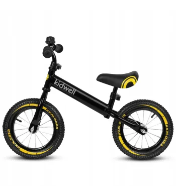 Kidwell Rowerek biegowy Cruzer Explorer z dzwonkiem pompowane koła Black