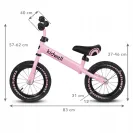 Kidwell Rowerek biegowy Cruzer Explorer z dzwonkiem pompowane koła Flower