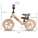 Kidwell ROWEREK BIEGOWY JEŹDZIK REBEL KOŁA 12" LEKKI REGULOWANY  BEIGE