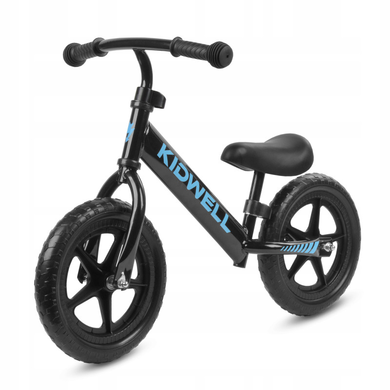 Kidwell ROWEREK BIEGOWY JEŹDZIK REBEL KOŁA 12" LEKKI REGULOWANY  Black