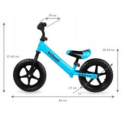 Kidwell ROWEREK BIEGOWY JEŹDZIK REBEL KOŁA 12" LEKKI REGULOWANY BLUE Kidwell ROWEREK BIEGOWY JEŹDZIK REBEL KOŁA 12" LEKKI REGULOWANY BLUE