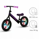 Rowerek biegowy dla dzieci Kidwell Rebel LED Neon światła w kołach Pink