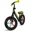 Rowerek biegowy dla dzieci Kidwell Rebel LED Neon światła w kołach Yellow