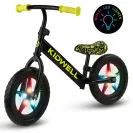 Rowerek biegowy dla dzieci Kidwell Rebel LED Neon światła w kołach Yellow