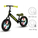 Rowerek biegowy dla dzieci Kidwell Rebel LED Neon światła w kołach Yellow