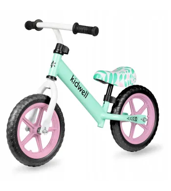 Kidwell ROWEREK BIEGOWY JEŹDZIK REBEL KOŁA 12" LEKKI REGULOWANY MIĘTOWY mint
