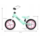 Kidwell ROWEREK BIEGOWY JEŹDZIK REBEL KOŁA 12" LEKKI REGULOWANY MIĘTOWY mint