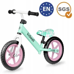 Kidwell ROWEREK BIEGOWY JEŹDZIK REBEL KOŁA 12" LEKKI REGULOWANY MIĘTOWY mint
