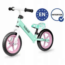 Kidwell ROWEREK BIEGOWY JEŹDZIK REBEL KOŁA 12" LEKKI REGULOWANY MIĘTOWY mint