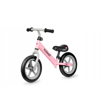 Kidwell ROWEREK BIEGOWY JEŹDZIK REBEL KOŁA 12" LEKKI REGULOWANY RÓŻOWY PINK